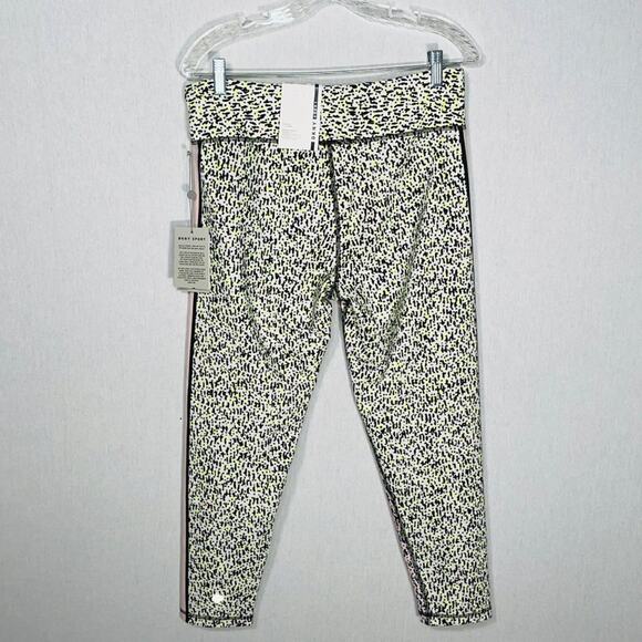 DKNY Sport Confetti Print High Waist 7/8 Tights xl - Picture 3 of 12